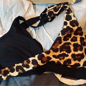 Leopard Print Bikini Set